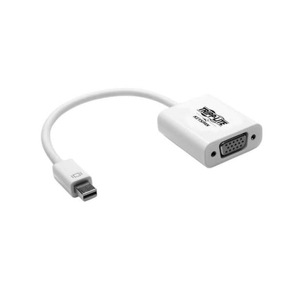 Tripp Lite Keyspan Mini DisplayPort to Active VGA Adapter Video Converter DP1.2 (M/F) White 6-in. (15.24 cm)