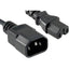 Unirise 6ft Black Power Cord C14-C14