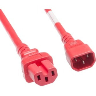 Unirise 3ft Red Power Cord C14-C15