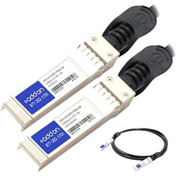 AddOn Cisco SFP-H10GB-CU5M to HP JG081C Compatible 10GBase-CU SFP+ to SFP+ Direct Attach Cable (Passive Twinax 5m TAA)