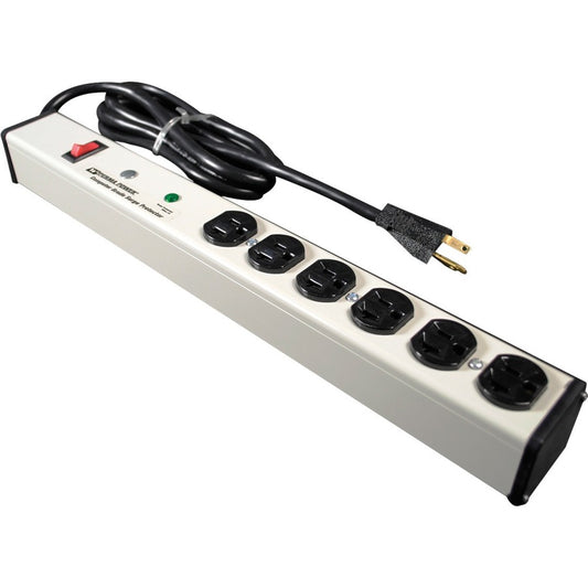 Wiremold Perma Power 6-Outlet Surge Suppressor/Protector