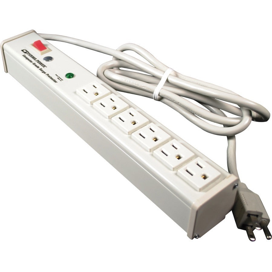 Wiremold Perma Power 6-Outlet Surge Suppressor/Protector