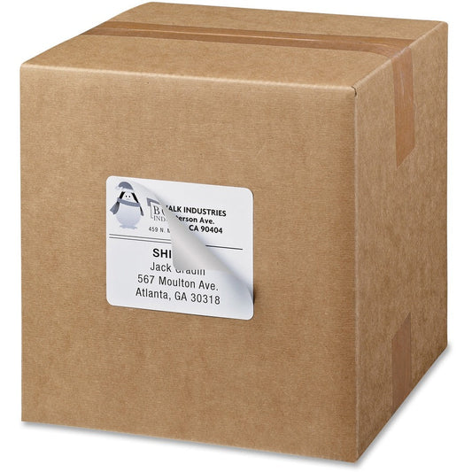 Avery&reg; TrueBlock&reg; Shipping Labels Sure Feed&reg; Technology Permanent Adhesive 3-1/3" x 4"  3000 Labels (95905)