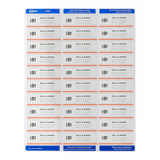 Avery&reg; TrueBlock White Shipping Labels