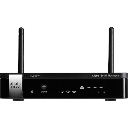 Cisco RV215W Wi-Fi 4 IEEE 802.11n Ethernet Cellular Wireless Security Router - Refurbished
