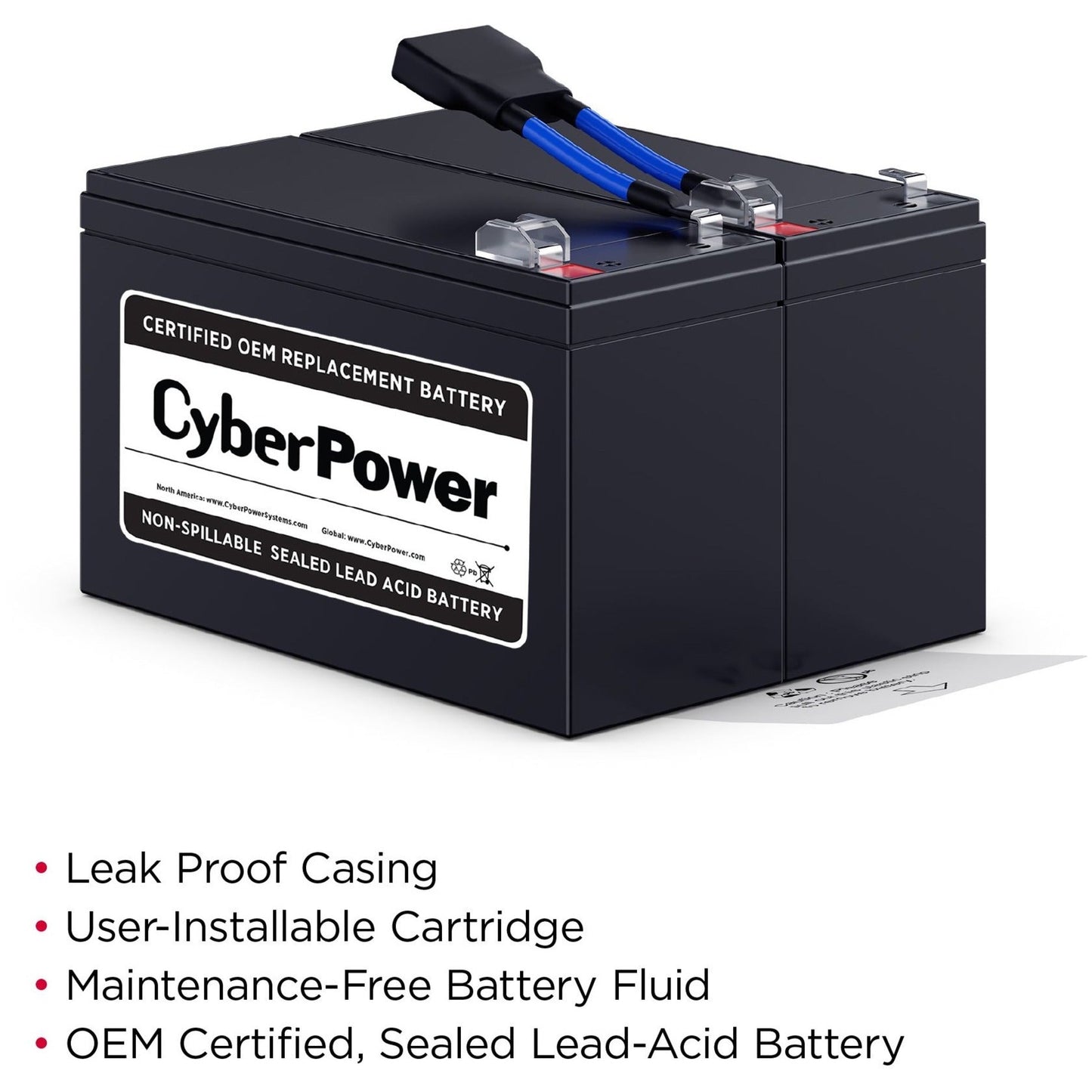 CyberPower RB1290X2B Replacement Battery Cartridge