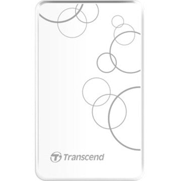 Transcend StoreJet 25A3 2 TB Portable Hard Drive - 2.5" External - SATA - White