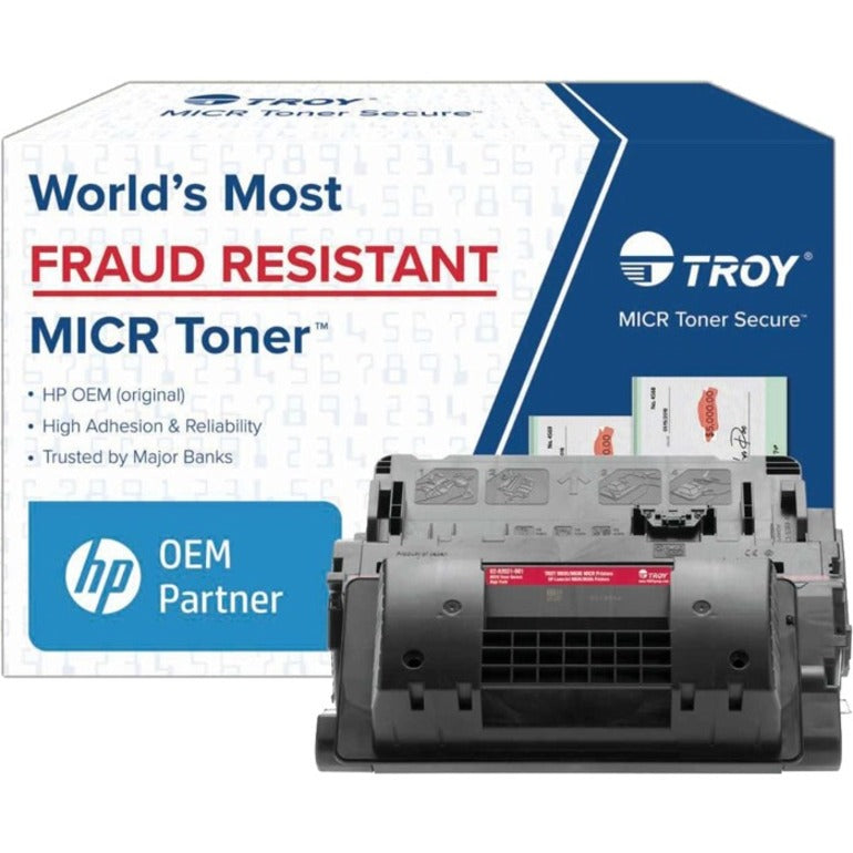 Troy Toner Secure Original MICR High Yield Laser Toner Cartridge - Alternative for HP Troy (CF281X) - Black Pack