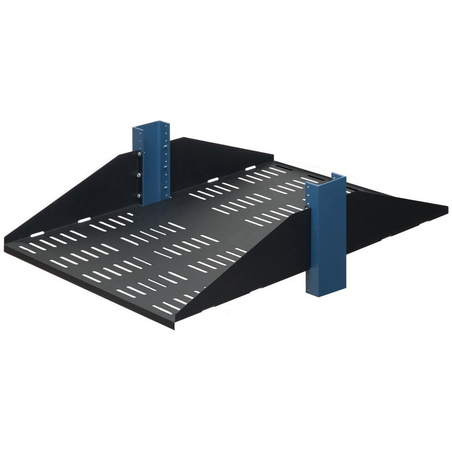 Rack Solutions 3U 2Post Center Mount Shelf 29in (D) (Flanged Down Vented)