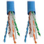 Tripp Lite Cat6 Gigabit Solid Core UTP PVC Bulk Ethernet Cable Blue 1000 ft. (304.8 m) TAA