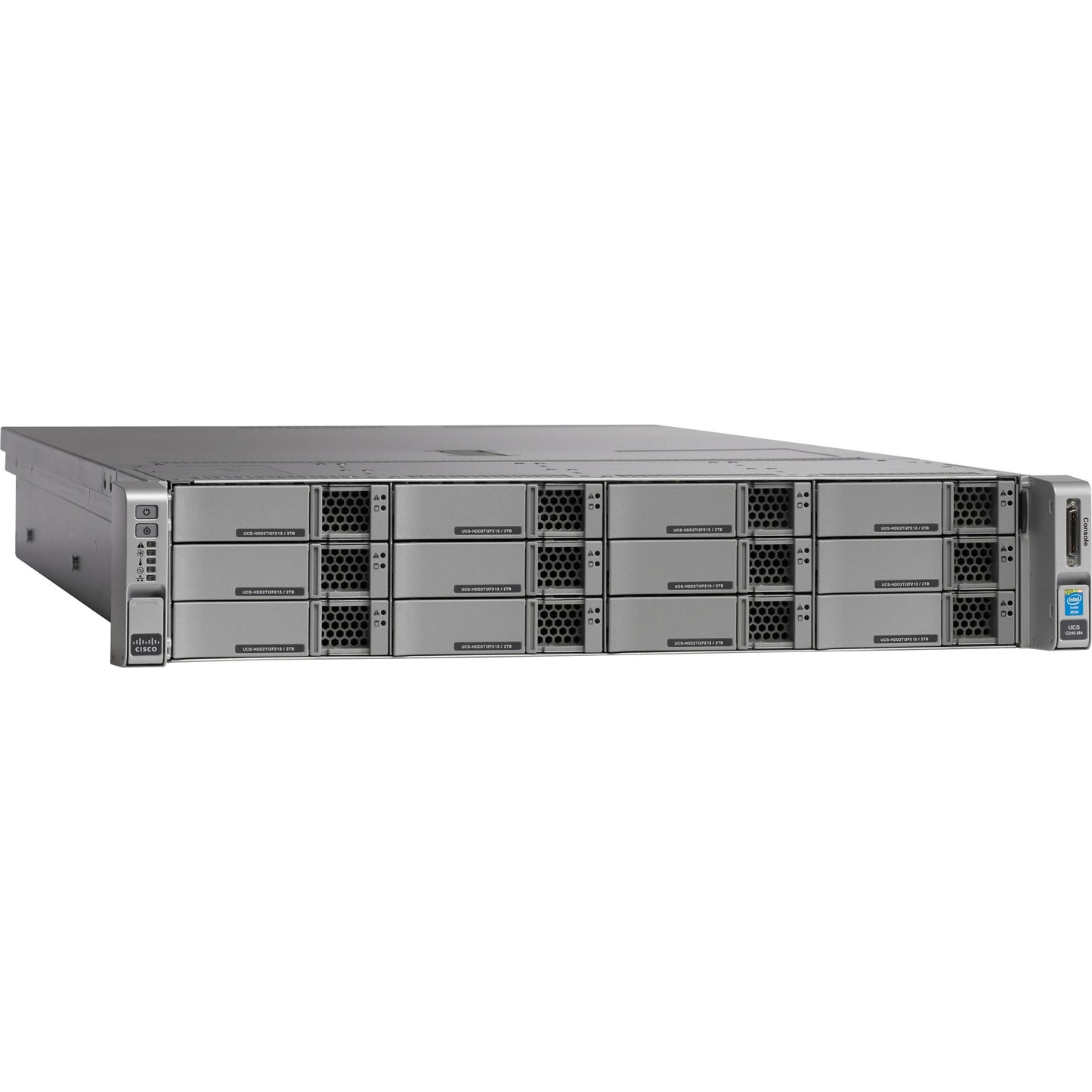 Cisco C240 M4 2U Rack Server - 2 x Intel Xeon E5-2630 v3 2.40 GHz - 128 GB RAM - 12Gb/s SAS Serial ATA Controller