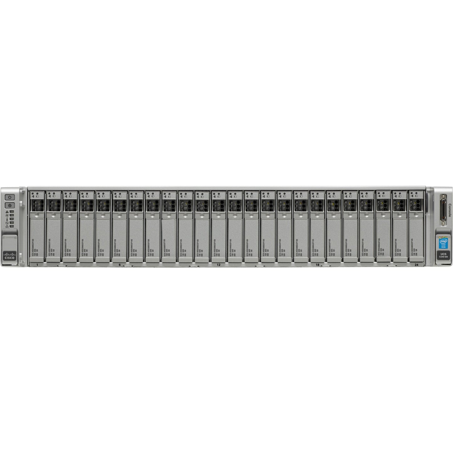Cisco C240 M4 2U Rack Server - 2 x Intel Xeon E5-2643 v3 3.40 GHz - 256 GB RAM - 12Gb/s SAS Serial ATA Controller