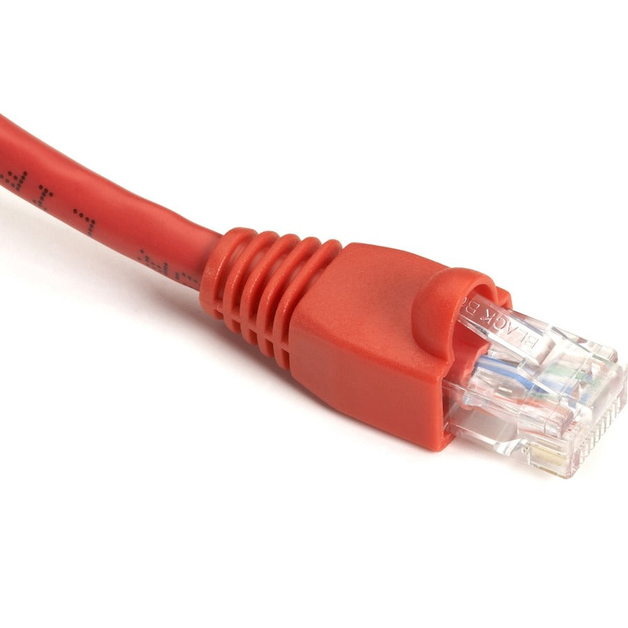 6IN RED CAT6 550MHZ PATCH CABLE