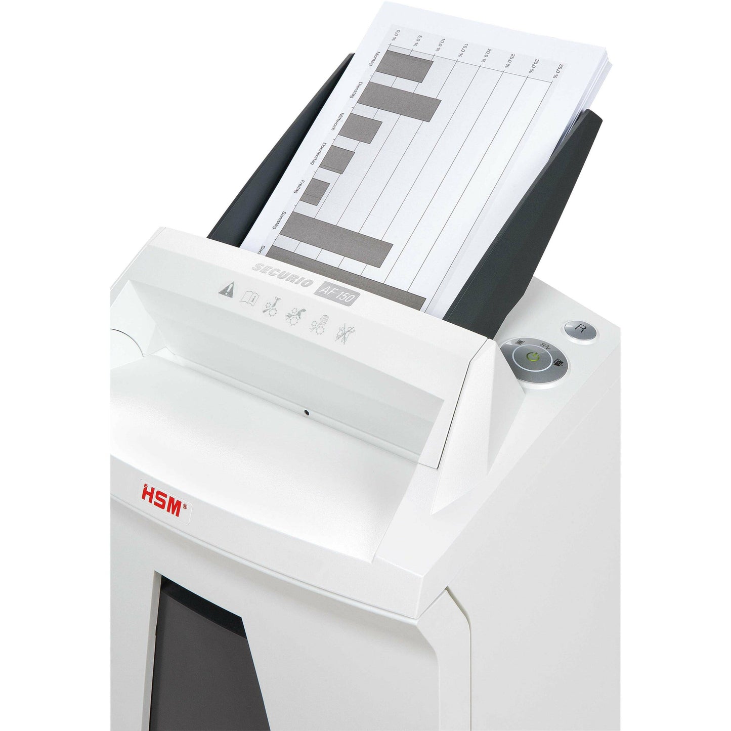 HSM SECURIO AF150 L5 Cross-Cut Shredder with Automatic Paper Feed