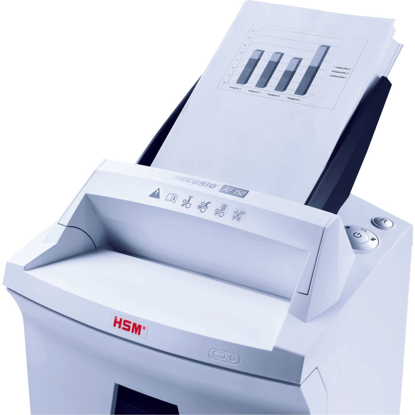 HSM SECURIO AF150 L5 Cross-Cut Shredder with Automatic Paper Feed