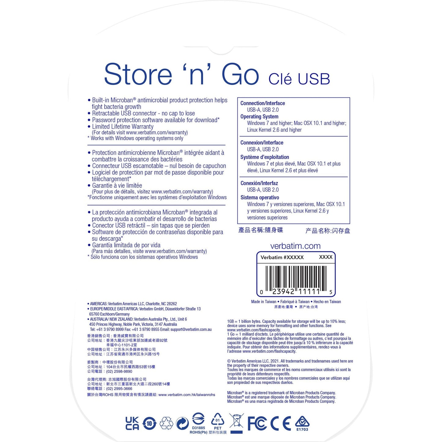 32GB Store 'n' Go USB Flash Drive - 2pk - Blue Green