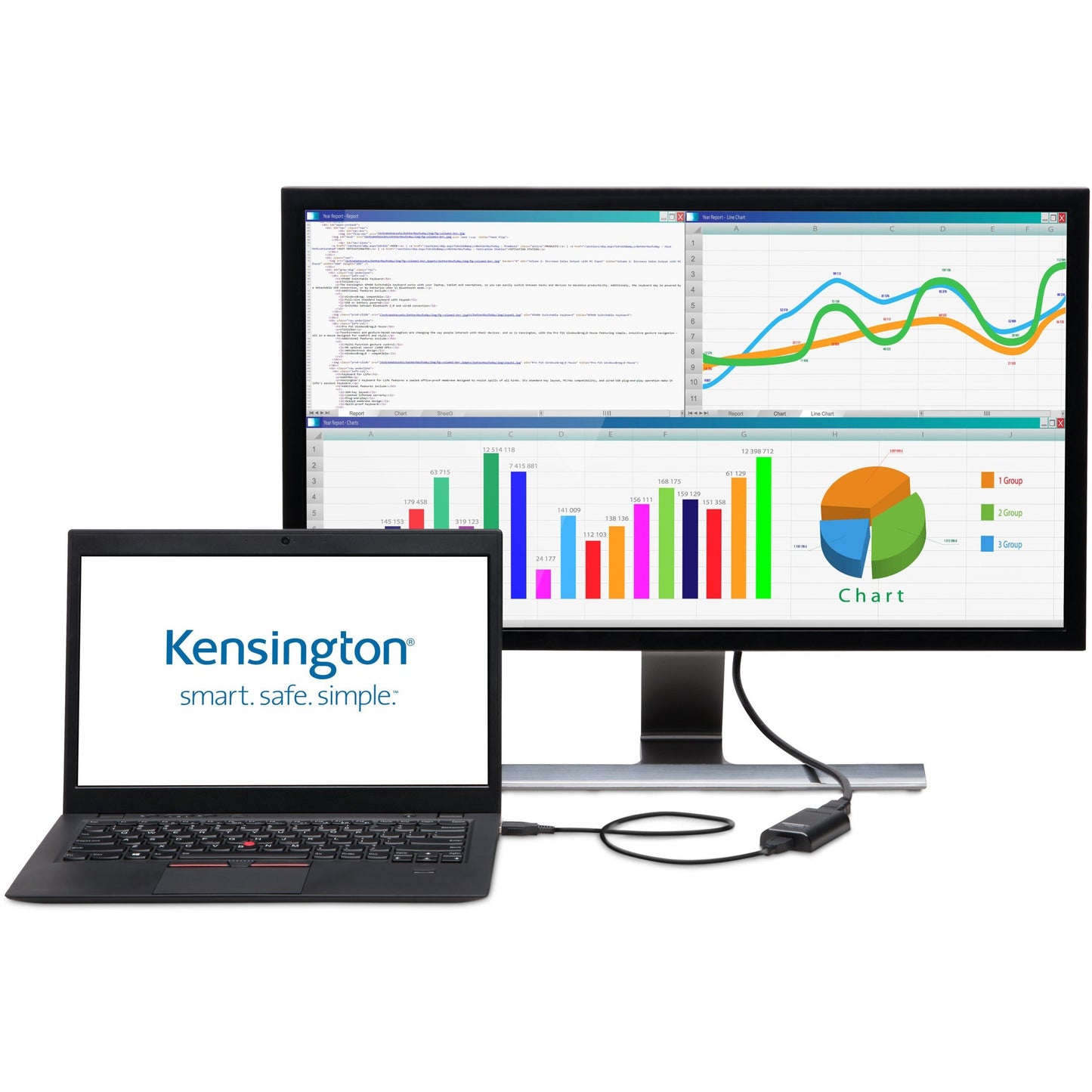 Kensington VU4000D USB 3.0 to DisplayPort 4K Video Adapter