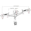 Amer Mounts Triple Monitor Mount with Articulating Arms