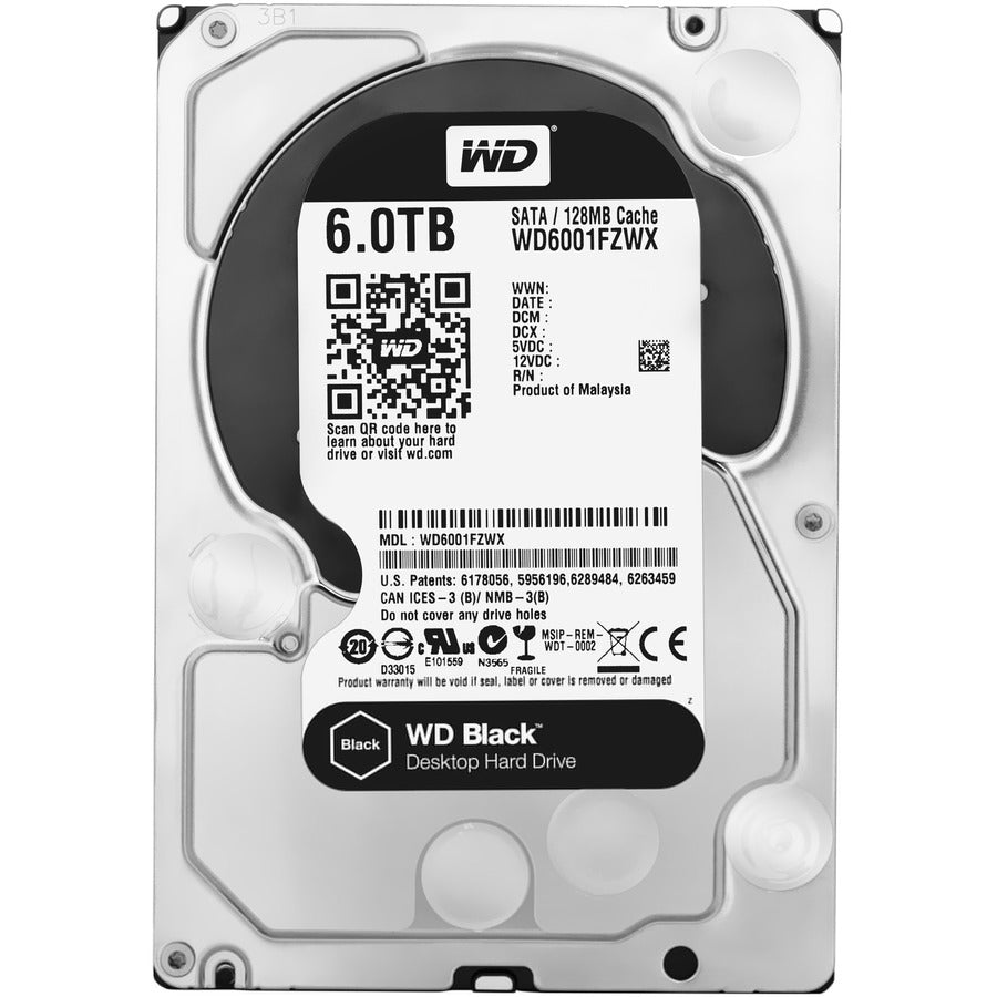 6TB BLACK 7.2K SATA 128MB 3.5  