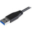 StarTech.com 1m 3 ft Slim Micro USB 3.0 (5Gbps) Cable - M/M - USB 3.0 A to Left-Angle Micro USB - USB 3.2 Gen 1