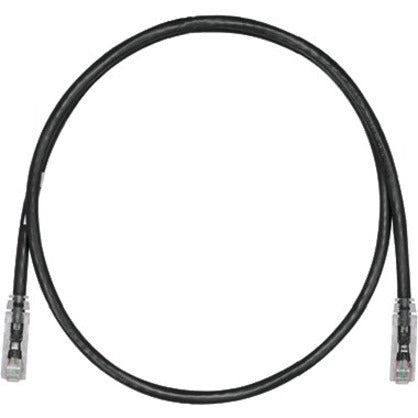 1FT CAT6 BLK COPPER PATCHCORD  