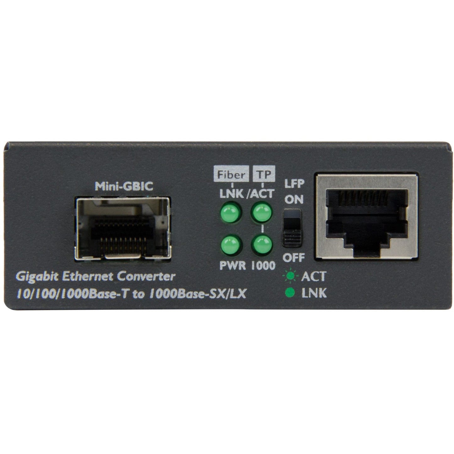 StarTech.com Gigabit Ethernet Fiber Media Converter with Open SFP Slot - Supports 10/100/1000 Networks