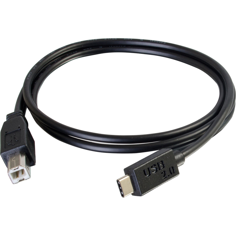 C2G 12ft USB C to USB B Cable - USB C 2.0 to USB B - M/M