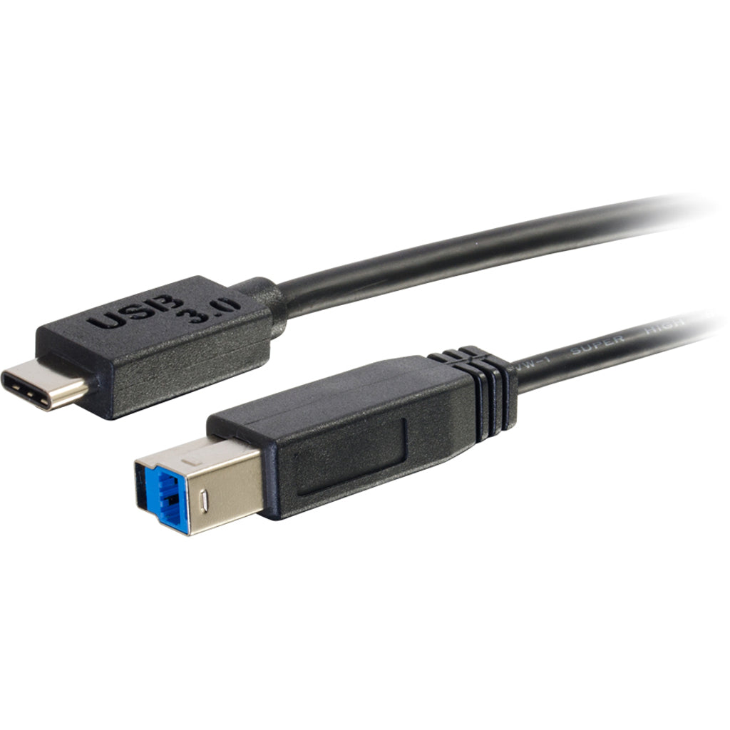 C2G 10ft USB C to USB B Cable - USB 3.2 - 5Gbps - M/M