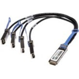 1M 40GBASE-CU QSFP+ TO 4XSFP+  