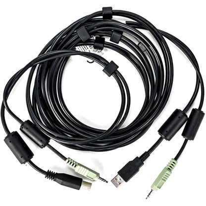 Vertiv Avocent USB Keyboard and Mouse and Audio Cable 10 ft. for Vertiv Avocent SV and SC Series Switches