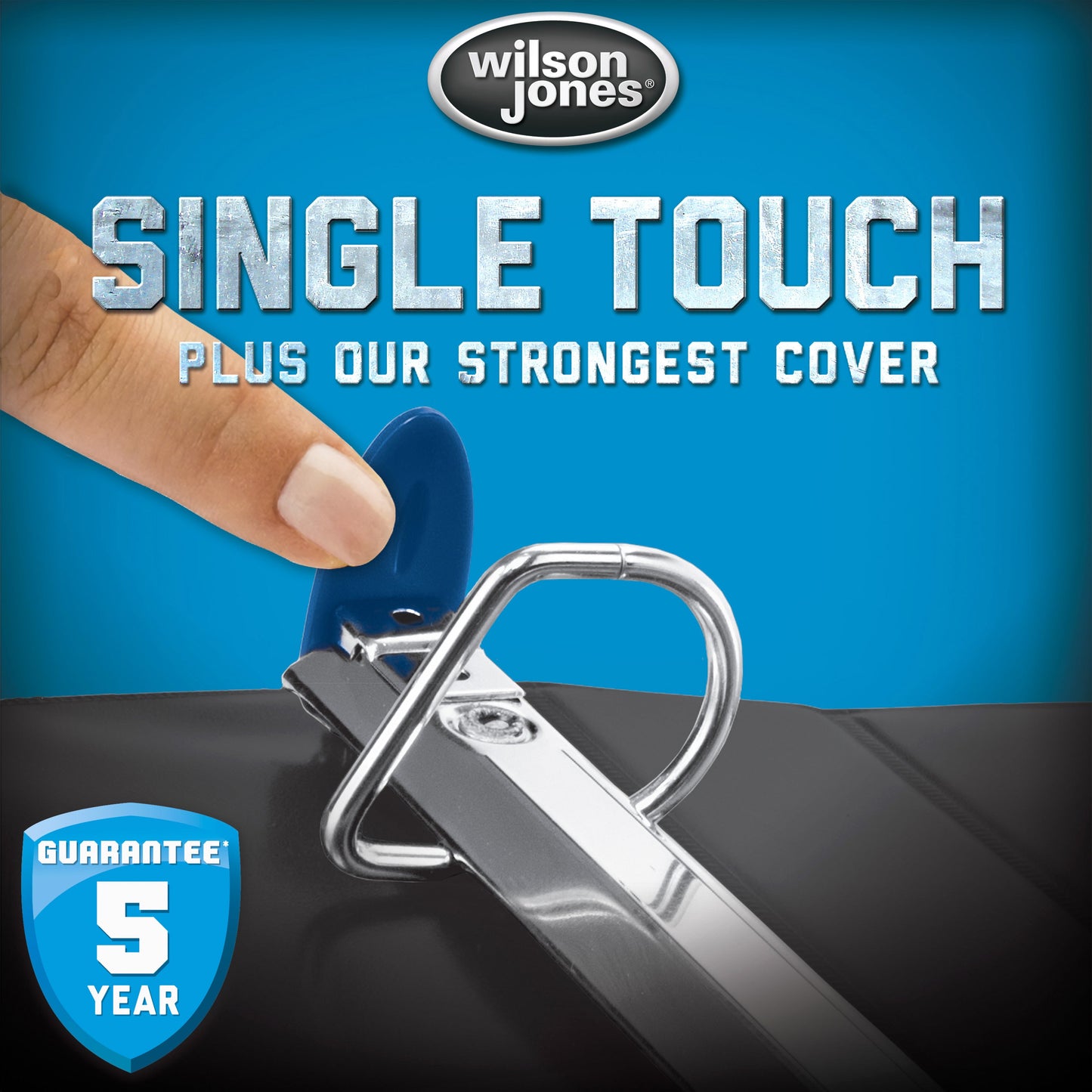 Wilson Jones&reg; Ultra Duty Round Ring View Binder with Extra Durable Hinge 2"  White