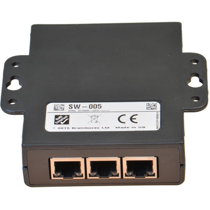 Brainboxes 5 Port Unmanaged Ethernet Switch Mountable