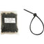 Unirise 4in Nylon Cable Tie 18lbs Black 100pk