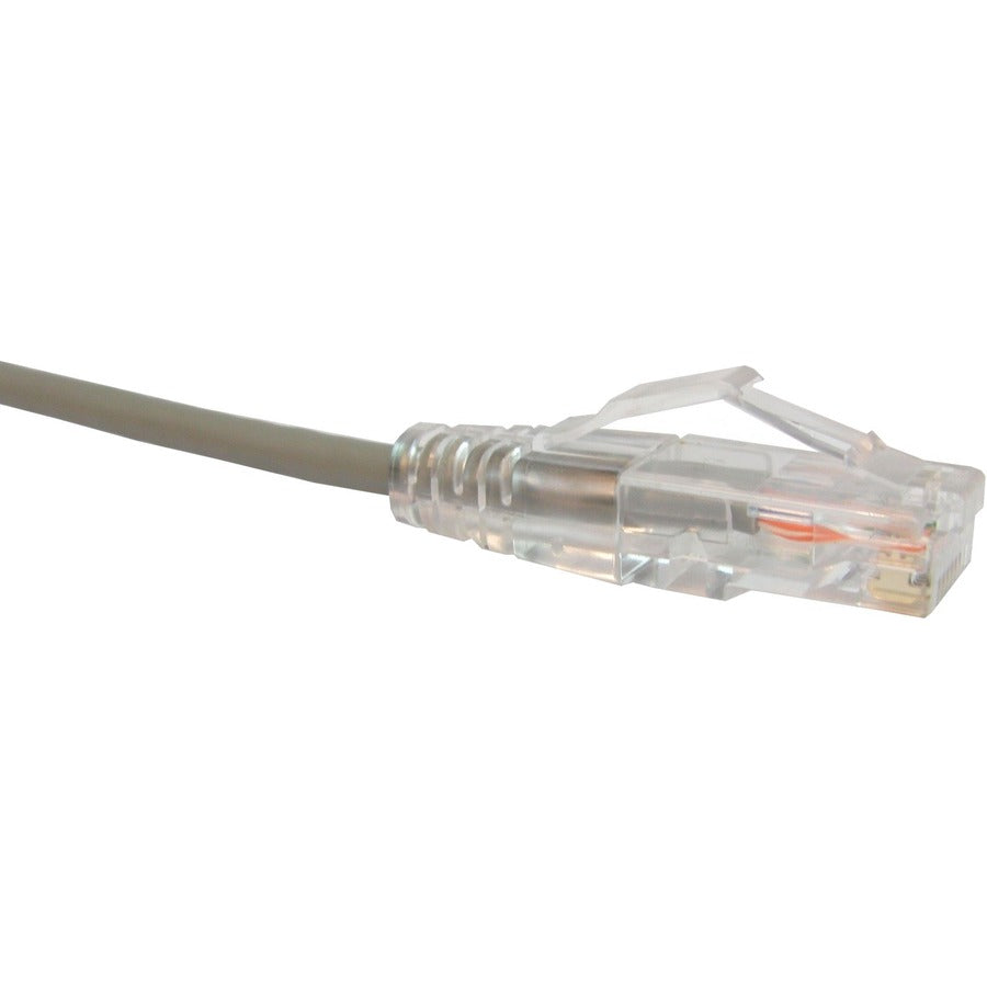 Unirise Clearfit Slim Cat6 Patch Cable Snagless Gray 2ft