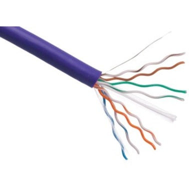 1000FT BULK CAT6 PURPLE 23AWG  