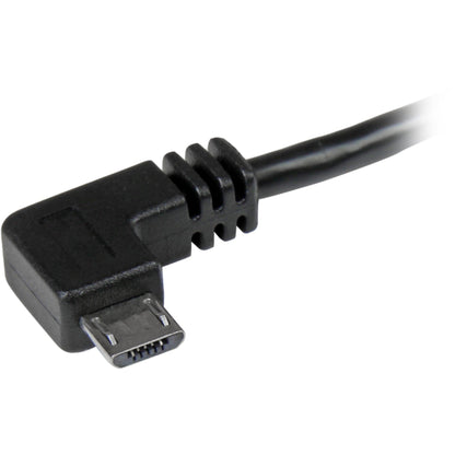 StarTech.com 1m 3 ft Micro-USB Cable with Right-Angled Connectors - M/M - USB A to Micro B Cable