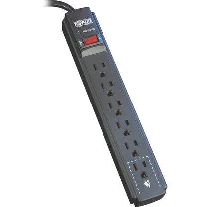 Tripp Lite Protect It! 6-Outlet Surge Protector 15 ft. Cord 790 Joules Black Housing