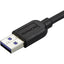 StarTech.com 0.5m 20in Slim Micro USB 3.0 (5Gbps) Cable - M/M - USB 3.0 A to Right-Angle Micro USB - USB 3.2 Gen 1