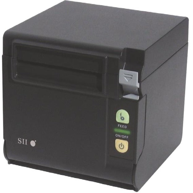 Seiko RP-D10 Desktop Direct Thermal Printer - Monochrome - Wall Mount - Label Print - Bluetooth - US - With Cutter - Black