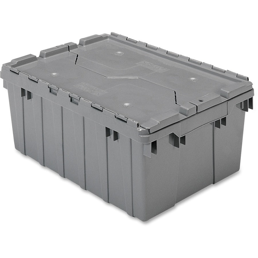 Akro-Mils Attached Lid Storage Container