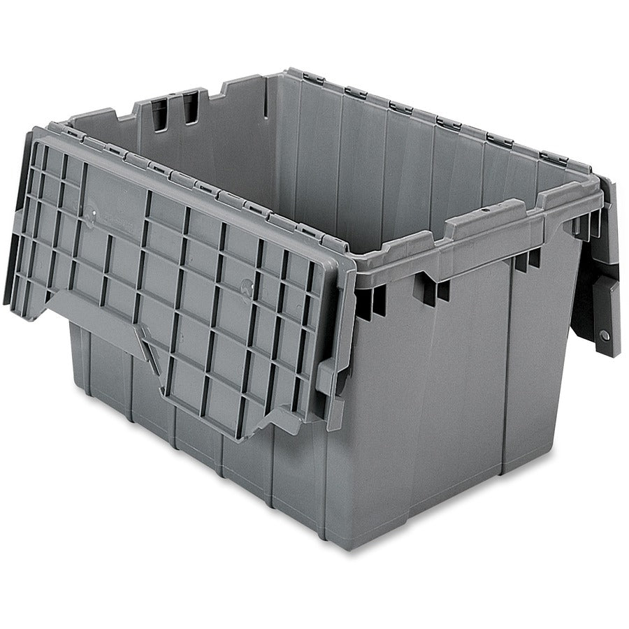 Akro-Mils Attached Lid Storage Container