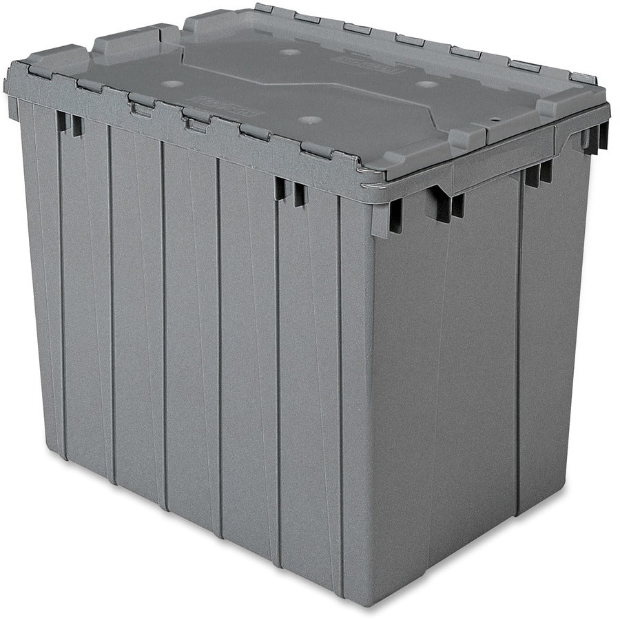 Akro-Mils Attached Lid Storage Container