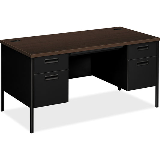 HON Metro Classic Double Pedestal Desk - 4-Drawer