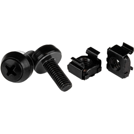 M6 MOUNTING SCREWS BLACK 12MM  