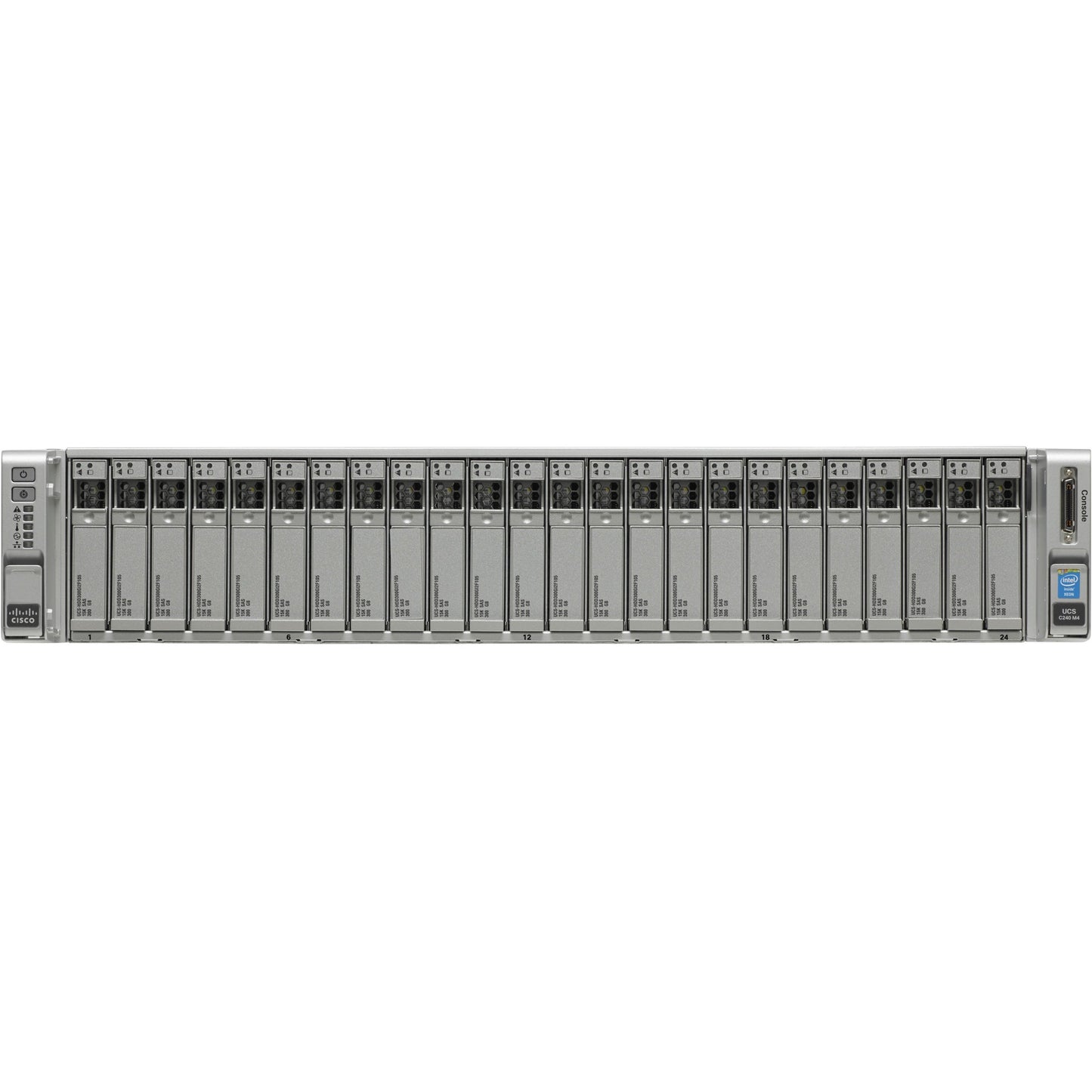 Cisco C240 M4 2U Rack Server - 2 x Intel Xeon E5-2637 v3 3.50 GHz - 256 GB RAM - 12Gb/s SAS Serial ATA Controller