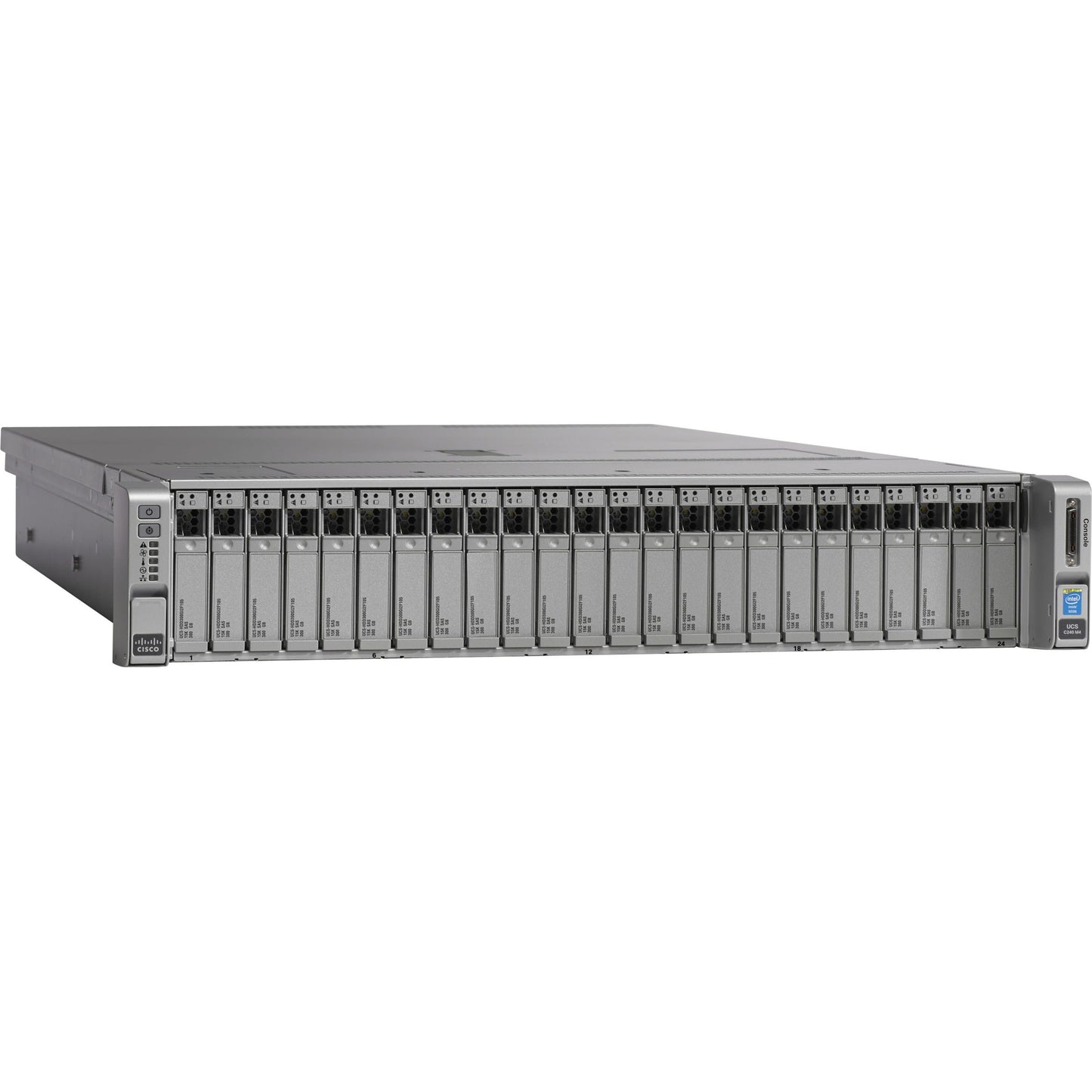 Cisco C240 M4 2U Rack Server - 2 x Intel Xeon E5-2637 v3 3.50 GHz - 256 GB RAM - 12Gb/s SAS Serial ATA Controller