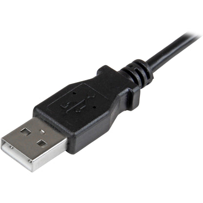 StarTech.com 1m 3 ft Right Angle Micro-USB Charge-and-Sync Cable M/M - USB 2.0 A to Micro-USB - 30/24 AWG