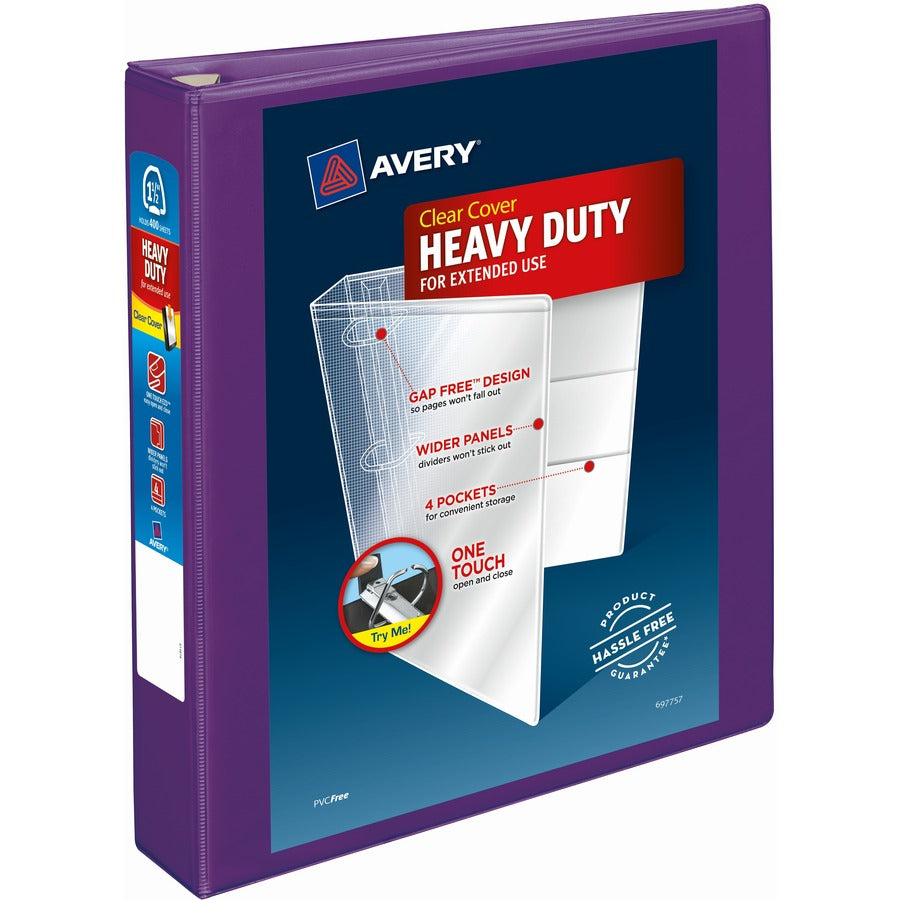 Avery&reg; Heavy-Duty View Binders - Locking One Touch EZD Rings