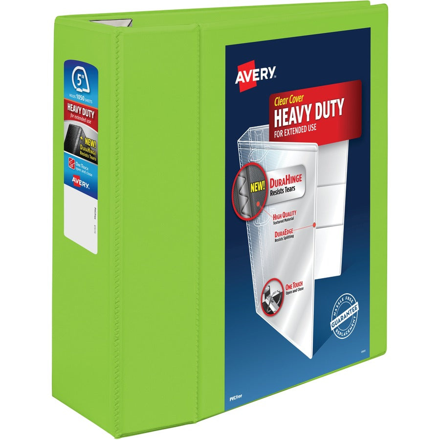 Avery&reg; Heavy-Duty View Chartreuse 5" Binder (79815)