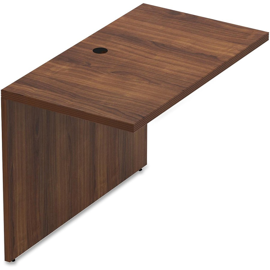 Lorell Chateau Series Mahogany Laminate Desking